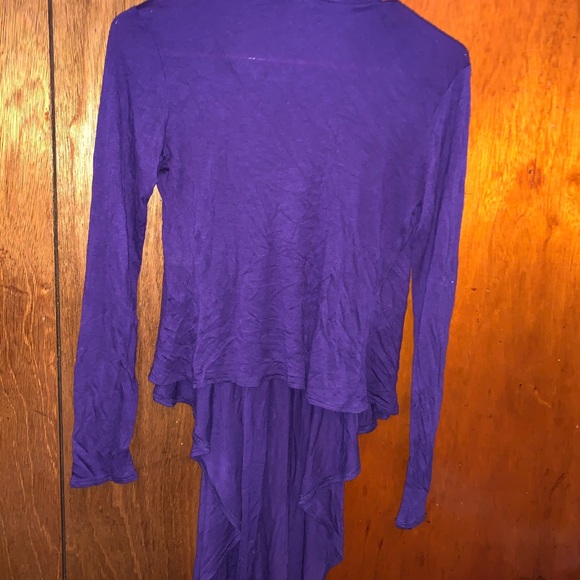 Purple open cardigan - Picture 2 of 2